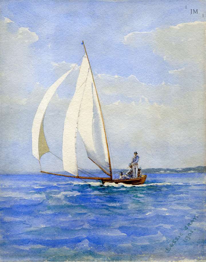 Sailing in Bermuda ,1901